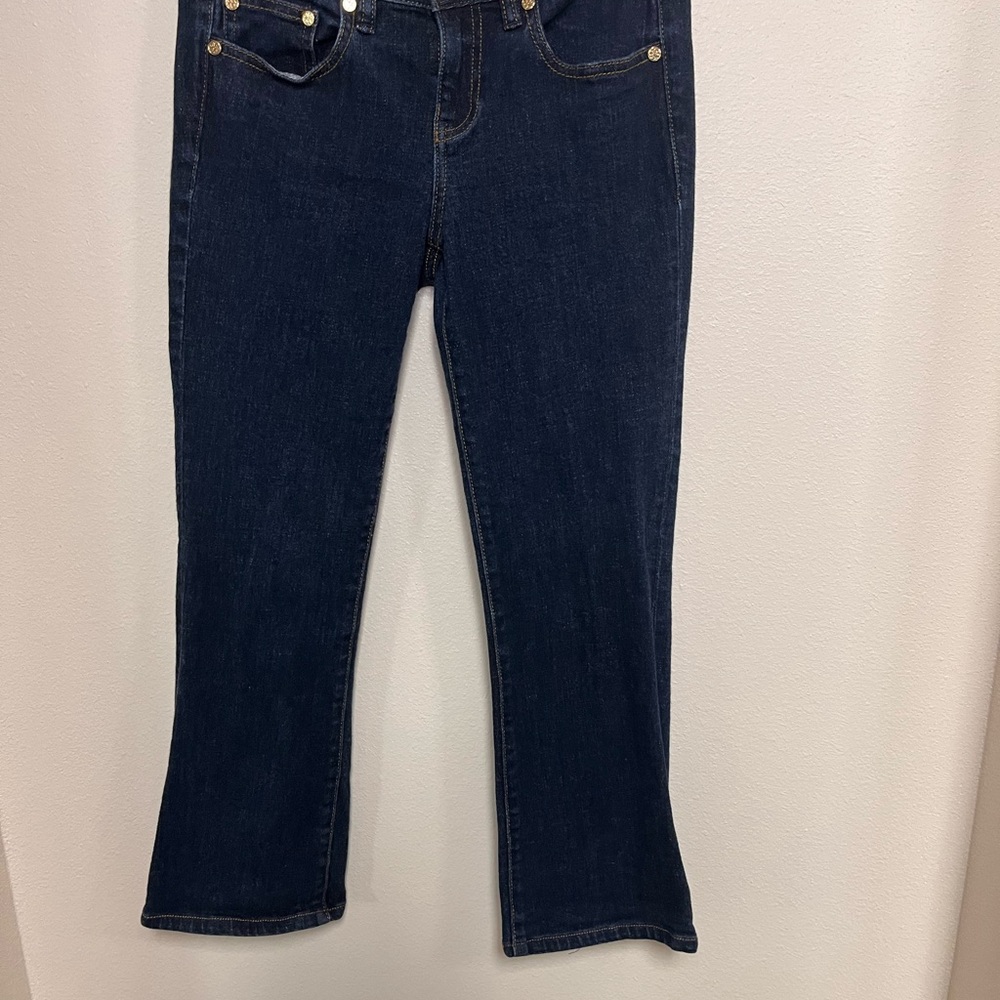Tory Burch Dark Wash boot cut Jean Sz 26 $198